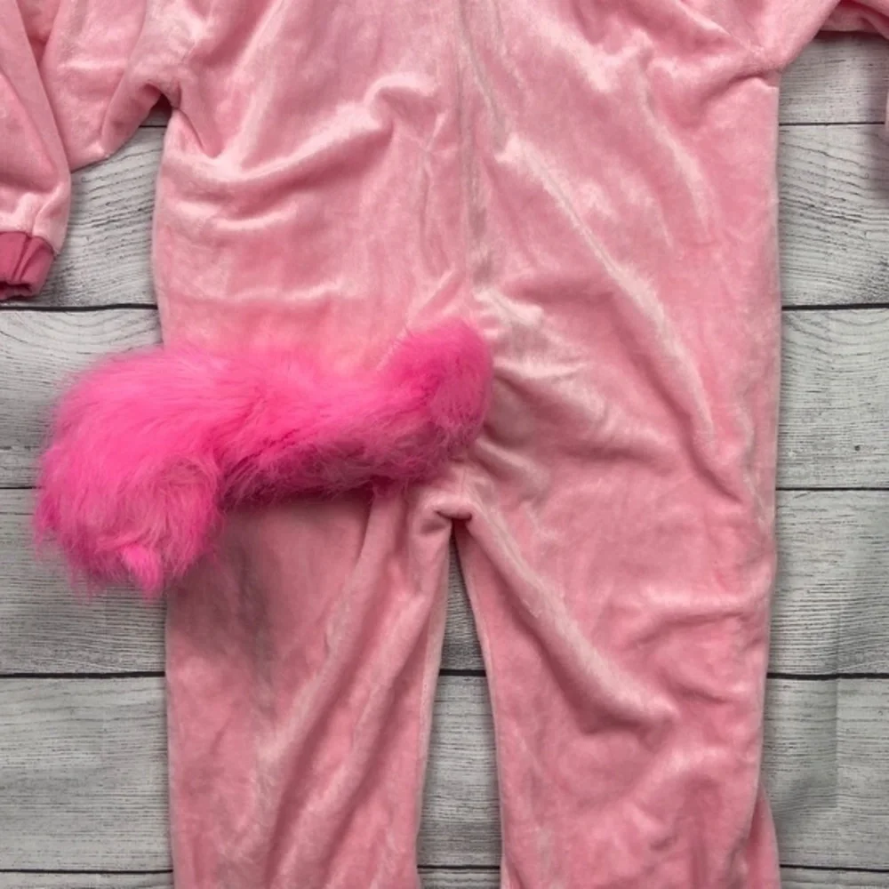 Pink Velour Unicorn Halloween Costume Toddler Girls Size 3 to 4 Years